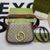 Gucci Blondie Medium Shoulder Bag 11.4in/ 29cm Beige/ Ebony GG Supreme Canvas Gold Hardware For Women ‎699210 96IWG 8745 - Image 7