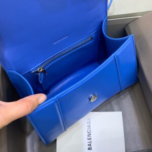 Alternative view of Balenciaga Hourglass Small Handbag In Dark Blue, For Women, Women's Bags 9in/23cm