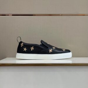 Alternative view of Gucci Men's Slip-On Sneaker With Bees Black For Men 407364 AXWB0 1076