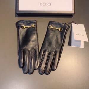 Alternative view of Gucci Gloves With Hoursebit In Black