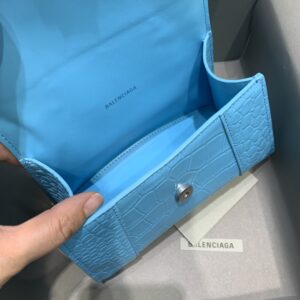 Alternative view of Balenciaga Hourglass Small Handbag In Blue, For Women, Women's Bags 9in/23cm