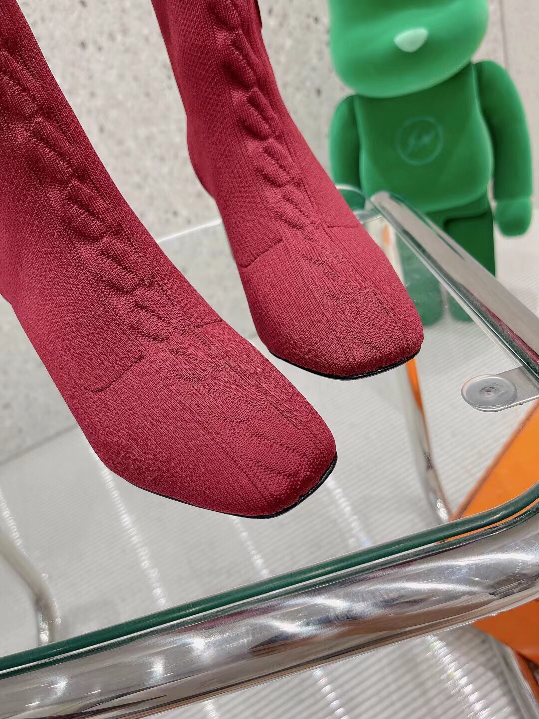 Hermes Volver 60 Ankle Boots Red For Women 2.4in/6cm