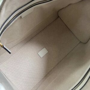 Alternative view of Gucci Double G-Detailed Smooth Medium Handbag Grey For Men 13.3 in/ 34 cm ‎
