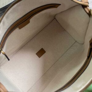 Alternative view of Gucci Double G-Detailed Smooth Medium Handbag Brown For Men 13.3 in/ 34 cm