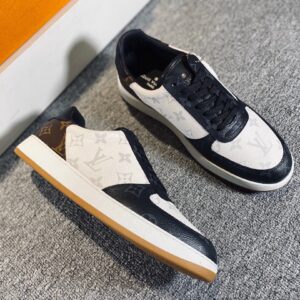 Louis Vuitton Rivoli Sneaker Black And White For Men LV