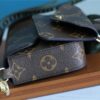 Louis Vuitton Pochette Felicie Strap & Go Wallet Shoulder Bag 6.7in/ 17cm Khaki Green Monogram Canvas Gold Hardware For Women M80091 - Image 8