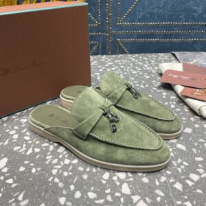 Alternative view of Loro Piana Babouche Charms Walk Loafers Tea Room For Women - FAI1543 50KY