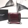 Saint Laurent Niki Baby Chain Bag In Crinkled Vintage Burgundy For Women 8.2in/21cm YSL 6331600EN046475 - Image 9