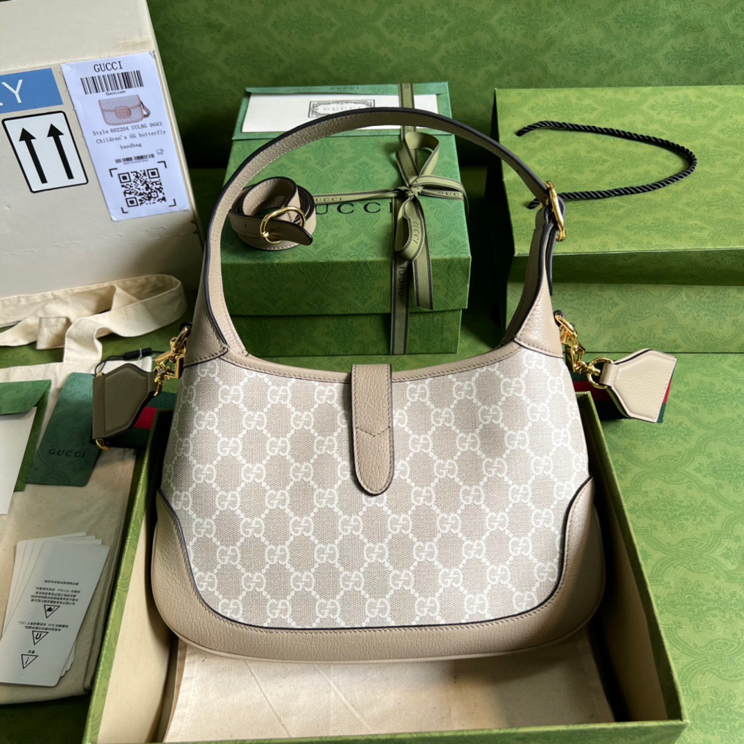 Gucci Jackie 1961 Small GG Shoulder Bag Beige For Women, Women's Bags 11in/28cm GG 678843 UULAG 9682 - Image 3