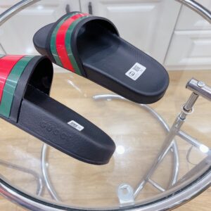 Alternative view of Gucci Men's Slide Sandal With Web Black For Men 407345