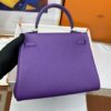 Hermes Kelly 25 Retourne Togo Purple Bag For Women, Women's Handbags, Shoulder Bags 10in/25cm - Image 4