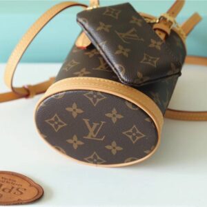 Alternative view of Louis Vuitton Nano Bucket Bag Monogram Canvas Brown For Women Brown 6.7in/17cm LV