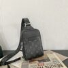 Louis Vuitton Outdoor Slingbag Taigarama Noir Black For Men, Men's Bags, Crossbody Bags 8.3in/21cm LV M30741 - Image 3