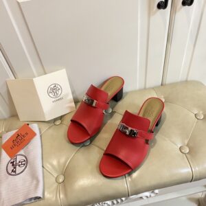 Hermes Candy Sandal Red For Women, Women's Shoes H211071Z