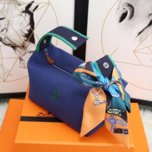 Alternative view of Hermes Bride A Brac Case Dark Blue Bag For Women, Women's Handbags, Shoulder Bags 9.8in/25cm