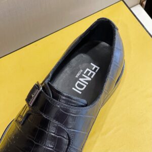 Alternative view of Fendi Force Monk Strap Shoes Black For Men