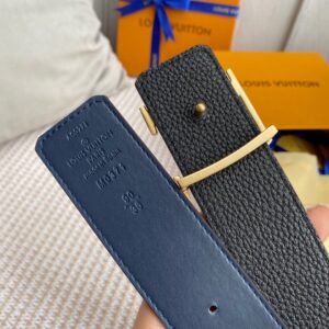 Alternative view of Louis Vuitton Iconic Reversible LV Belt Black