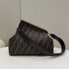 Fendi First Large Brown Canvas For Women, Women's HandBags, Shoulder And Crossbody Bags 12.6in/32cm FF 8BP129 - Image 5