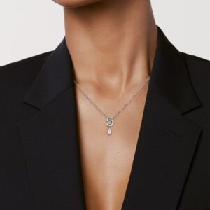 Alternative view of Chanel Eternal N°5 Necklace White Gold For Women J11991