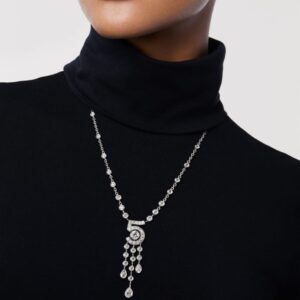 Alternative view of Chanel Eternal N°5 Necklace White Gold For Women J11998