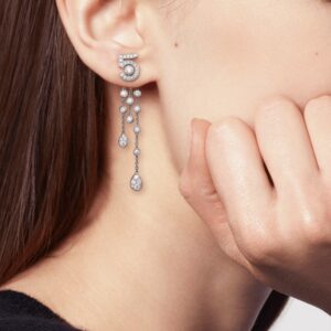 Alternative view of Chanel Eternal N°5 Transformable Earrings White Gold For Women J12417