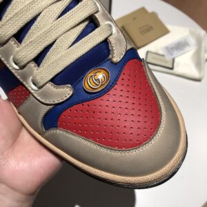 Alternative view of Gucci Men's Screener Low-Top White Red Blue For Men 546163