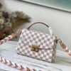 Louis Vuitton Croisette Damier Azur Canvas Pink For Women, Women's Handbag, Shoulder And Crossbody Bags 9.8in/25cm LV N50053 - Image 2