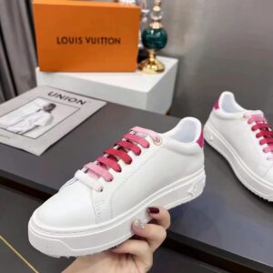 Alternative view of Louis Vuitton Time Out Sneakers Fuchsia Pink For Women 1AA1BN