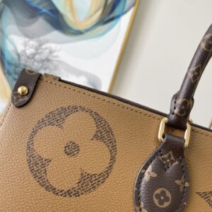 Alternative view of Louis Vuitton OnTheGo GM Tote Bag 16.1in/ 41cm Monogram Reverse Canvas Gold Hardware For Women M44576