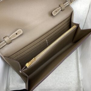 Alternative view of Hermes Constance To Go Long Wallet 8.3in/ 21cm Brown Gold Toned Hardware For Women