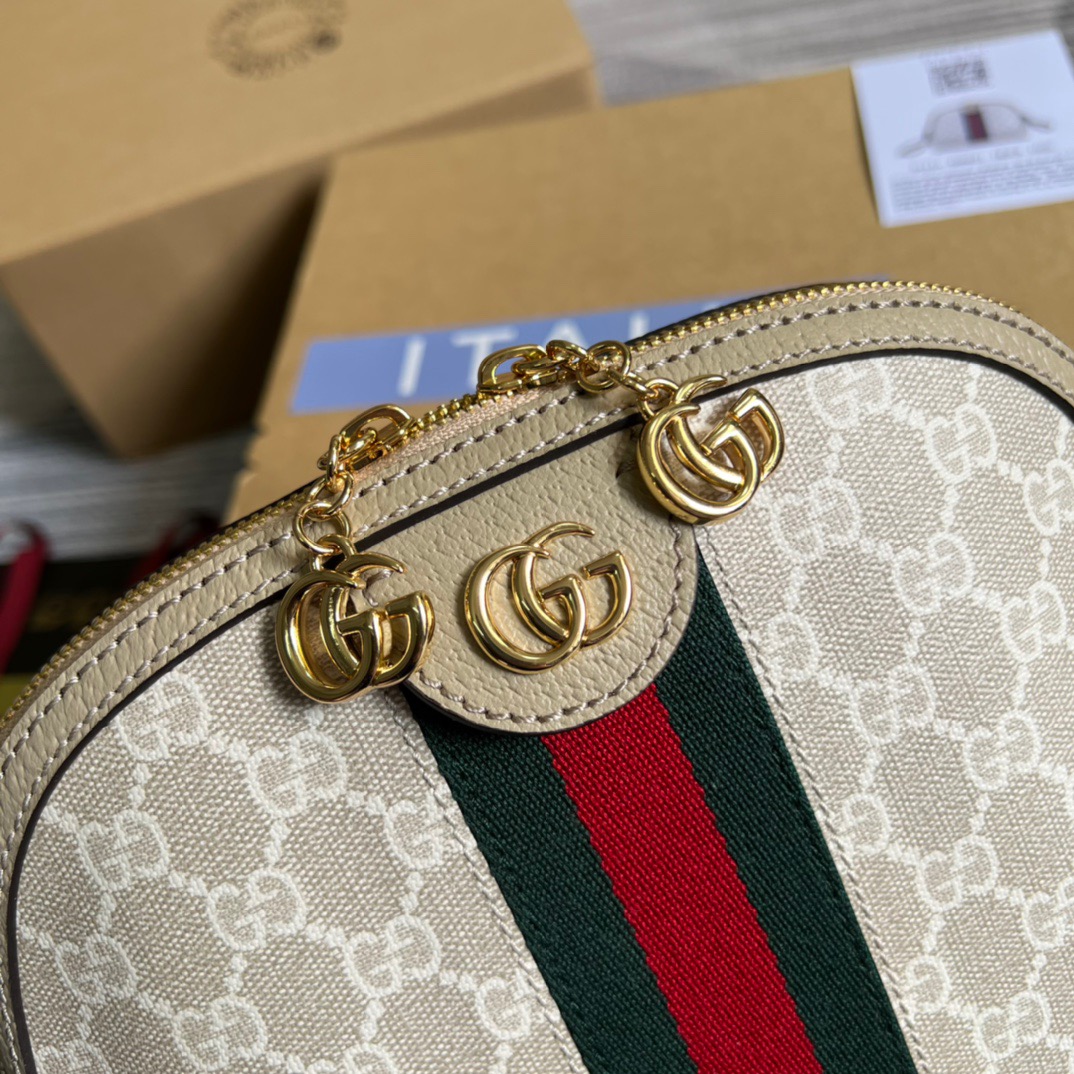 Gucci Ophidia Small GG Shoulder Bag Beige For Women, Women’s Bags 9.2in/24cm GG 499621 UULAG 9682