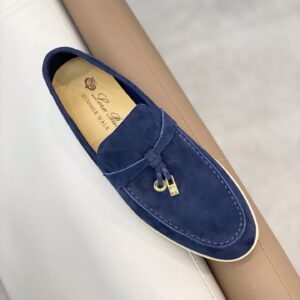 Alternative view of Loro Piana Summer Charms Walk Loafers Blue Fluorite For Women - FAE5444 W13O