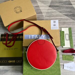 Alternative view of Gucci x Adidas Ophidia Shoulder Bag Red For Women, Women's Bags 8.6in/22cm GG 702626 DJ24T 6484