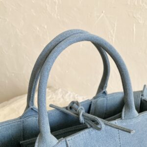 Alternative view of Bottega Veneta Mini Arco Tote Bag Grey, For Women, Women's Bags 9.8in/25cm