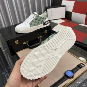 Alternative view of Gucci Men's GG Ace Sneaker Green And White For Men