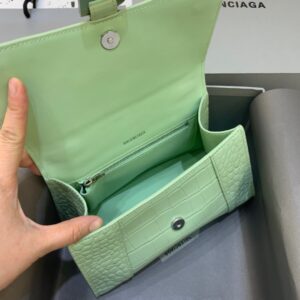 Alternative view of Balenciaga Hourglass Small Handbag In Light Green, For Women, Women's Bags 9in/23cm
