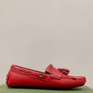Alternative view of Gucci Men's Loafer With Driver Interlocking G Red For Men 624699