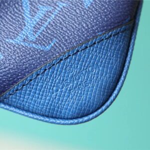 Alternative view of Louis Vuitton Trio Messenger Monogram Canvas And Taiga Cobalt Blue For Men, Men's Bags, Shoulder And Crossbody Bags 9.8in/ 25cm LV M30848