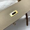 Hermes Kelly 25 Sellier Epsom Etoupe/Brown Bag For Women, Women's Handbags, Shoulder Bags 10in/25cm - Image 4