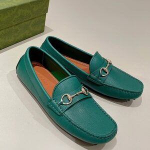 Alternative view of Gucci Men's Horsebit Driver Green For Men 674254 UDU00 3120