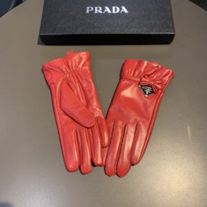 Alternative view of Prada Nappa Gloves In Red