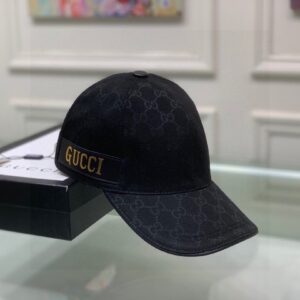 Alternative view of Gucci GG Baseball Hat Black GG Hat