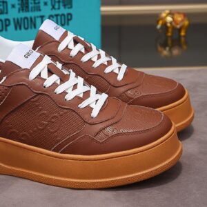 Alternative view of Gucci Men's GG Embossed Sneaker Brown For Men 669582