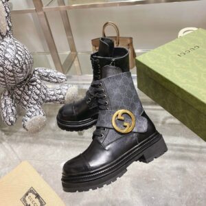 Gucci Blondie Women's Ankle Boots Black For Women GG