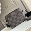 Louis Vuitton Trio Messenger Damier Graphite Black For Men, Men's Bags, Shoulder And Crossbody Bags 9.8in/ 25cm LV N50017