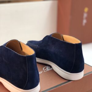 Alternative view of Loro Piana Open Walk Boots Argo Blue Melange For Women - FAE9959 W948