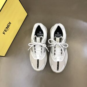 Alternative view of Fendi FD Faster Trainers Sneakers White For Men 7E1555AKX6F1ICF