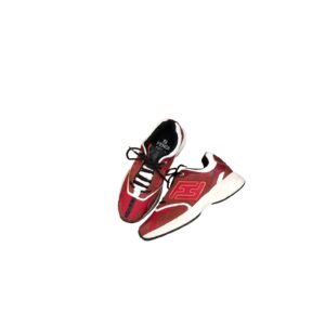 Fendi FD Faster Trainers Sneakers Burgundy For Men 7E1555AKX6F1ICI