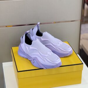Alternative view of Fendi FD Flow Running Sneakers Purple For Men