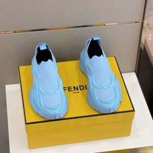 Alternative view of Fendi FD Flow Running Sneakers Blue For Men